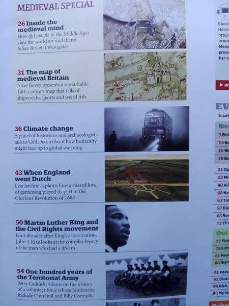Rare BBC History Magazine Vol 9. No 4. Inside the Medieval Mind.
