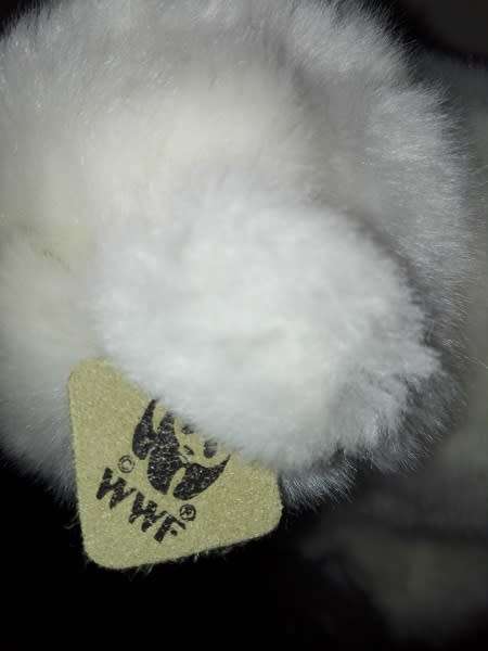 Anna Club Plush Polar Bear WWF World Wildlife Fund.  18cm.