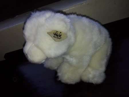 Anna Club Plush Polar Bear WWF World Wildlife Fund.  18cm.