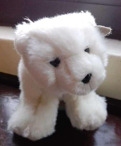 Anna Club Plush Polar Bear WWF World Wildlife Fund.  18cm.