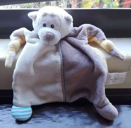 Baby's Bear Plush Baby Comfort/Toy Blanket.