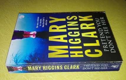 Mary Higgins Clark.  Pretend you don`t see her....