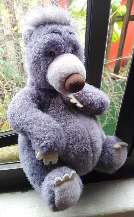 Disney's Jungle Book Baloo the Bear.  Vintage plush soft toy.  26cm.