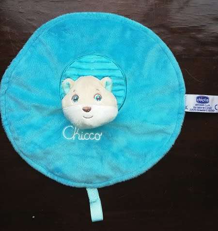 Baby's Teddy Plush Baby Chicco Comfort/Toy Blanket.