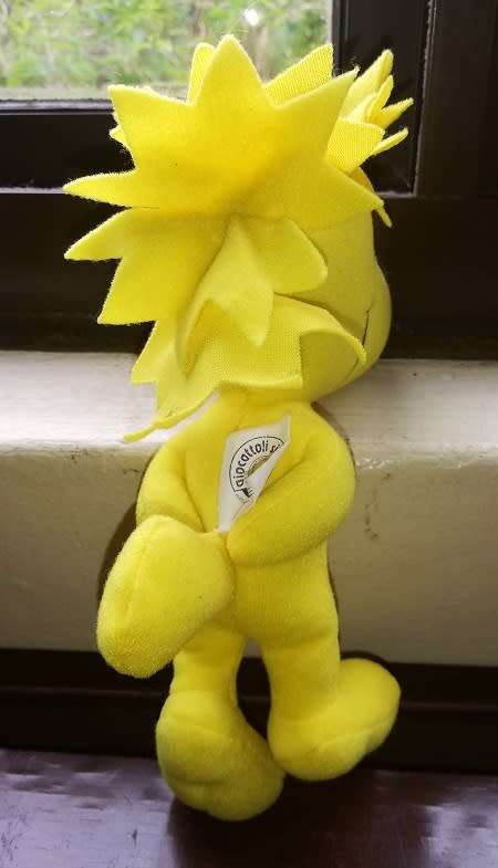 Peanuts - Woodstock.  A Giocattoli Sicuri Toy.  22cm.
