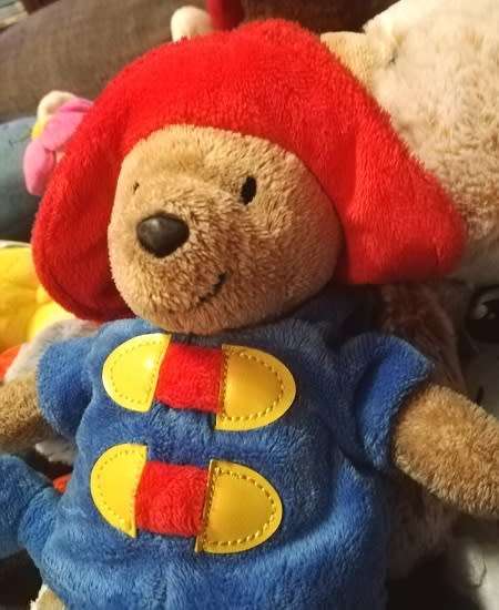 Baby's First Little Paddington Bear with hat and coat.  Small Size 17cm.