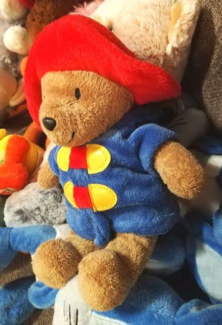 Baby's First Little Paddington Bear with hat and coat.  Small Size 17cm.