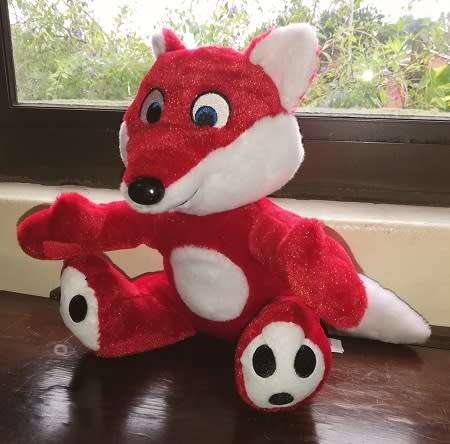 Topsy the Red Fox. UBS super soft plush soft toy.  25cm.