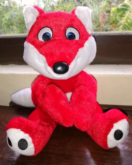 Topsy the Red Fox. UBS super soft plush soft toy.  25cm.