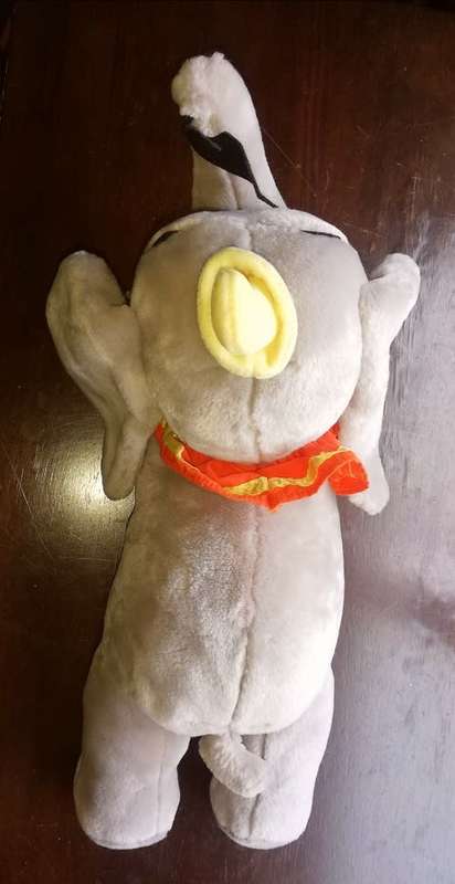 Disney's Dumbo with felt feather.  Large plush toy.  40cm.
