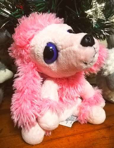 Russ Berrie - Lil` Peepers Susi the Pink Poodle.  Super Price!  24cm.