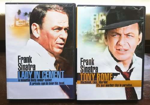 2x Frank Sinatra as Tony Rome Private Detective & Lady in Cement!  DVD`s.
