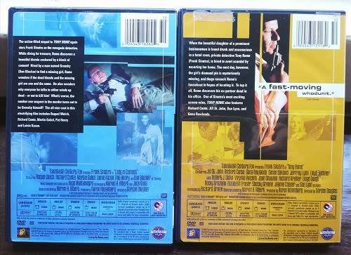 2x Frank Sinatra as Tony Rome Private Detective & Lady in Cement!  DVD`s.