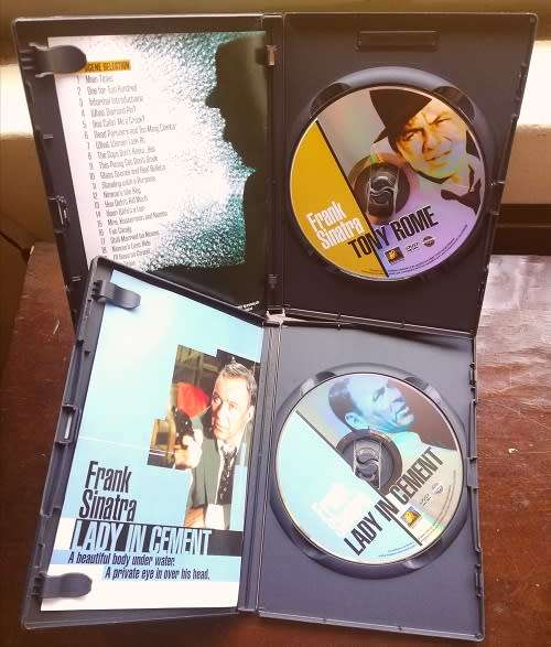 2x Frank Sinatra as Tony Rome Private Detective & Lady in Cement!  DVD`s.