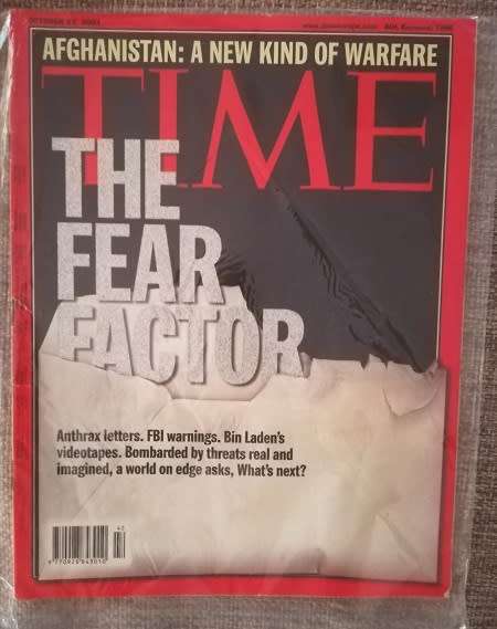 Time Magazine.  Oct 22, 2001.  The Fear Factor.