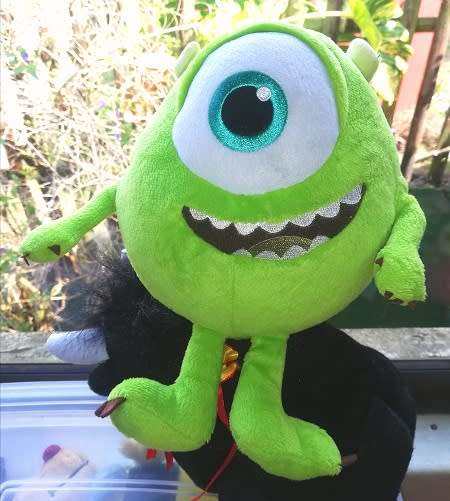 Monsters Inc Mike Wazowski One Eyed Monster. Disney Pixar Toy. 24cm.