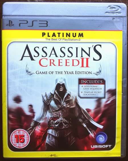 PS3 - Assassins Creed II: Game of The Year - Platinum Edition.