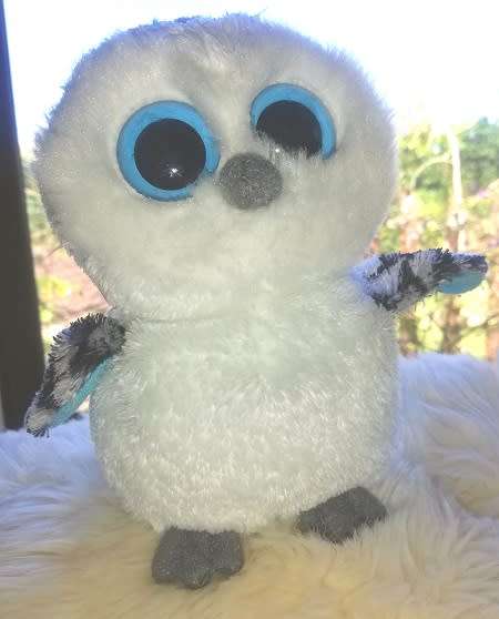Ty Beanie Boos Spells the Owl - (Solid eye color).