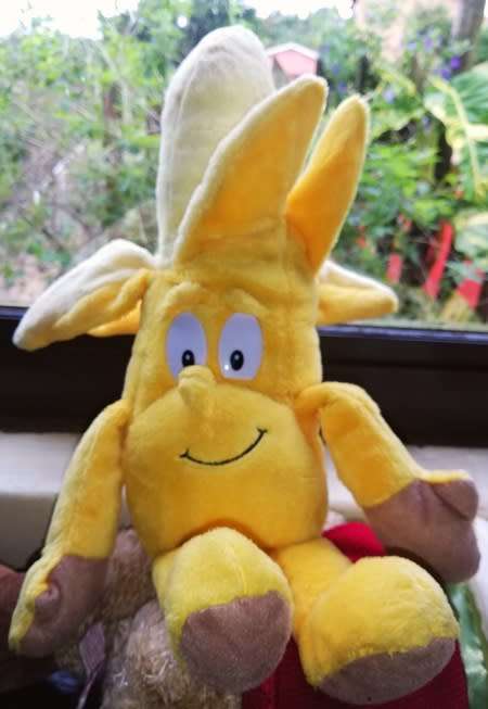 The Goodness Gang.  Ben Banana Plush Soft Toy.  35cm.