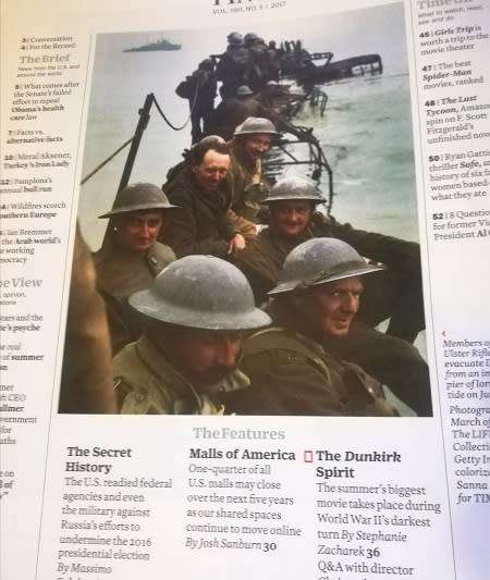 Time Magazine.  Jul 31, 2017.  The Miracle of Dunkirk.