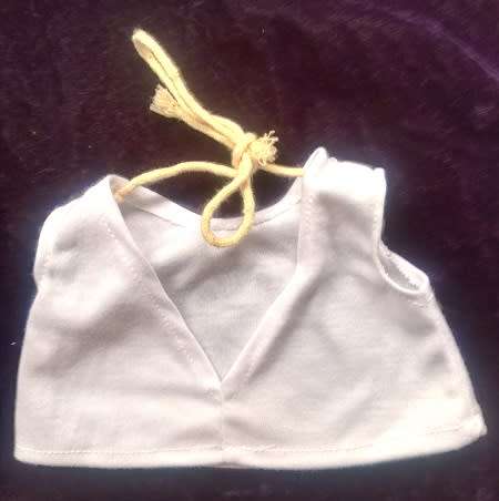 Beautiful Sunkid White Bear with Wings.  Soft and huggable!