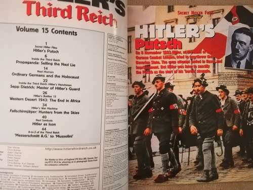 Hitler's Third Reich Magazine. 1998 Volume 15. Monthly. Collect them all!
