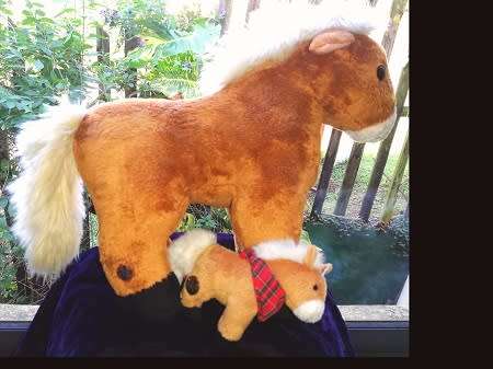 Holly the Horse and Baby Nixe! Spiegelburg Pony Pals Plush Soft Toys!  Cheap!