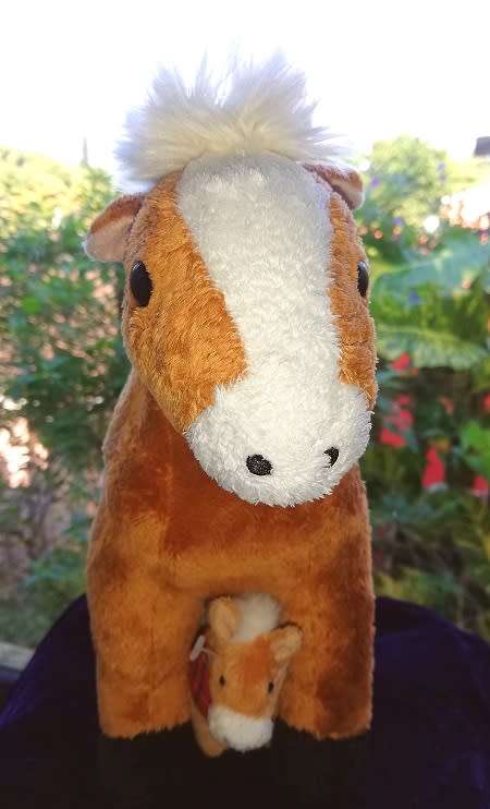 Holly the Horse and Baby Nixe! Spiegelburg Pony Pals Plush Soft Toys!  Cheap!