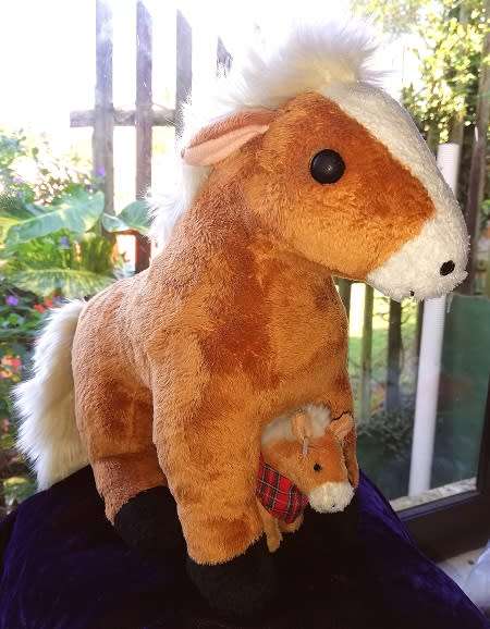 Holly the Horse and Baby Nixe! Spiegelburg Pony Pals Plush Soft Toys!  Cheap!