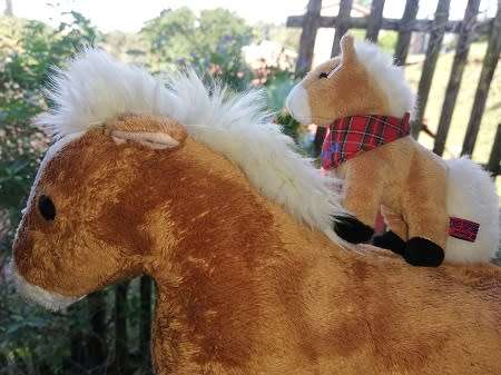 Holly the Horse and Baby Nixe! Spiegelburg Pony Pals Plush Soft Toys!  Cheap!