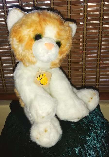 Beautiful, Ginger Cat.  "Plush & Company".  Floppy and Cute Soft Toy!  Great Price!