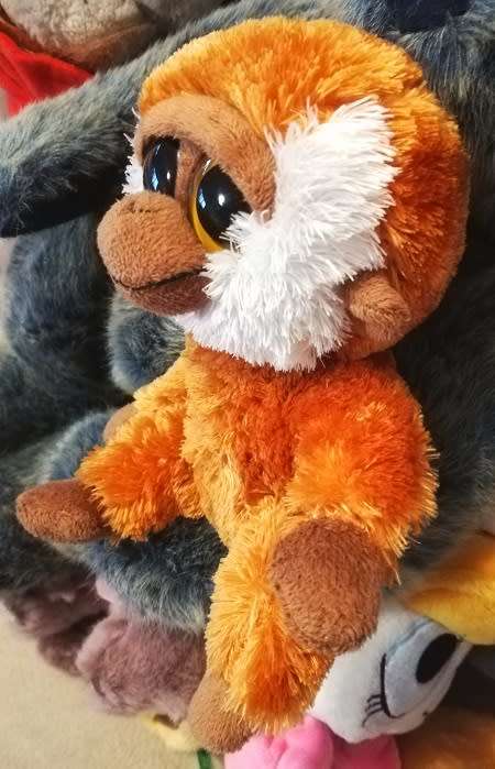 TY Beanie Boos - Bongo the Baby Gibbon Monkey!  18cm.