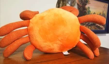 `Crabley Awesome` Supremia AG Toy. Big eyed, super soft Crab!