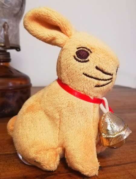 Lindt Lindor* Small Golden Bunny Rabbit.  11cm.