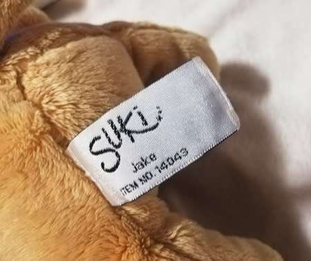 Li`l Peepers Jake the Labrador. Suki Soft Boa Plush Toy. 28cm Across.