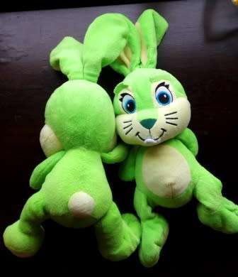 Hope the green Bunny - Super cuddly soft toy! 35cm.