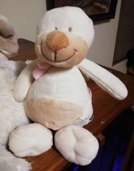 Babylove Musical Cot Teddy Bear!  23cm.