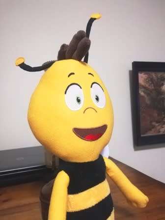 Willy the Bee, Maya's Friend!  Play-by-Play 2013.  Plush toy!  45cm.