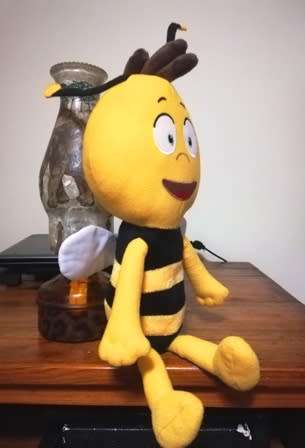 Willy the Bee, Maya's Friend!  Play-by-Play 2013.  Plush toy!  45cm.