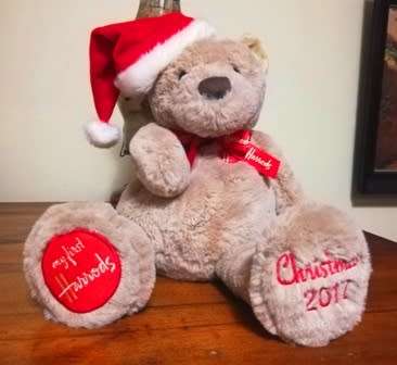 My First Harrods Christmas 2017 Teddy Bear! Super Soft! 40cm.