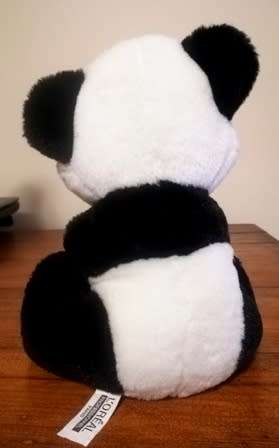 Beautiful little Bamboo, the Panda.  Plush L'Oreal soft toy!  20cm.