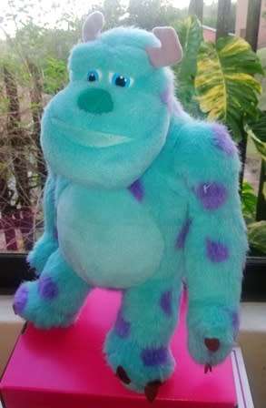 Monsters Inc - "Sulley".  Disney Channel Large Plush Toy.  36cm.