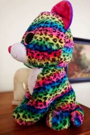 Dotty Leopard Beanie Boo! TY's Silk Large Plush Toy!  45cm.