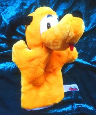 Beautiful super soft plush Dog hand Puppet! 30cm.