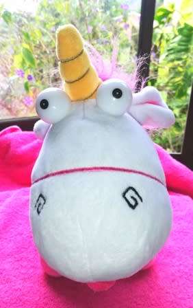 Agnes's Favourite, "Fluffy" Unicorn Pony Toy from "Despicable Me" Movie.