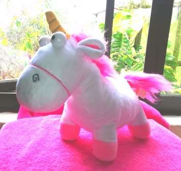 Agnes's Favourite, "Fluffy" Unicorn Pony Toy from "Despicable Me" Movie.