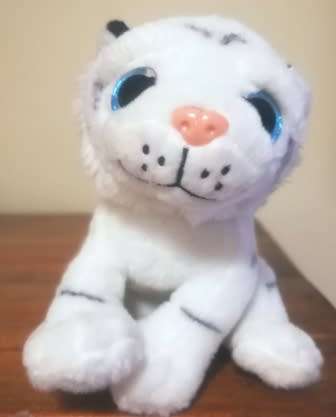 High Quality Siberian White Tiger Cub. Plush Super Soft Toy! 20cm.