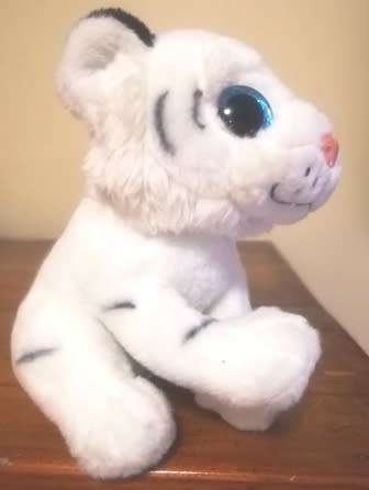 High Quality Siberian White Tiger Cub. Plush Super Soft Toy! 20cm.