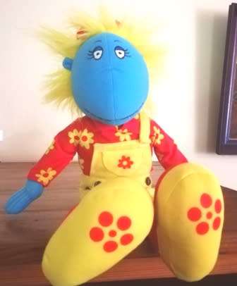 Bella from the Tweenies TV show. Cutest blue plush doll! 38cm.