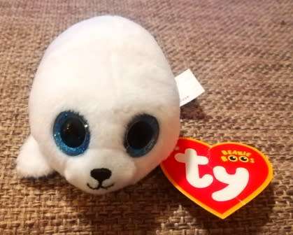 TY's Seamore the Seal. McDonald`s Happy Meal Teeny Beanie Boos Soft Toy.